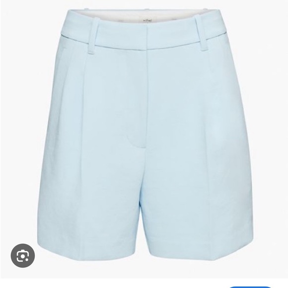 Wilfred Aritzia Effortless short 5” in heatwave blue size 0 NWT - Picture 1 of 4